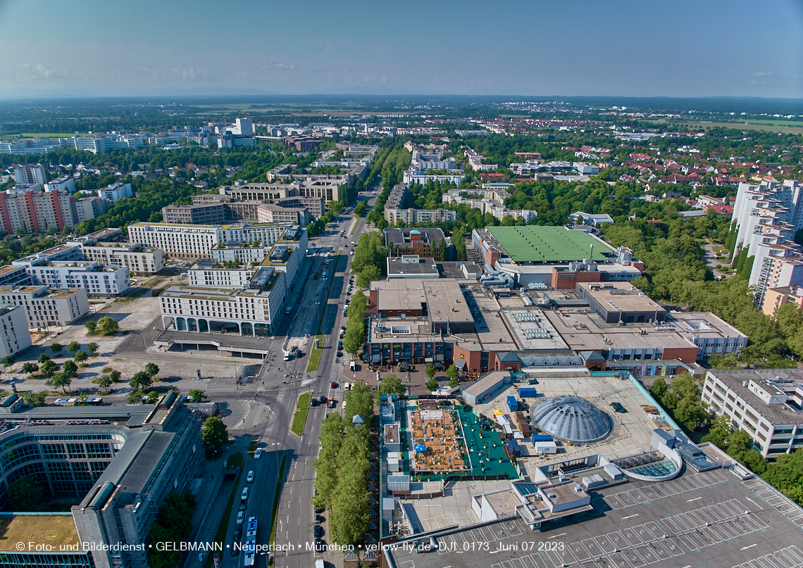 07.06.2023 - Perlach Plaza, PEP, Rentenversicherung, Wohnring, WACKER-Chemie in Neuperlach
